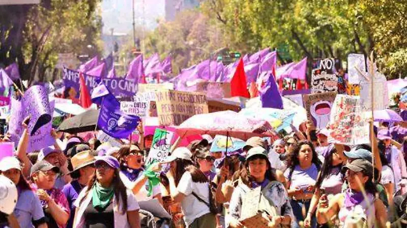 Marcha del 8M en CDMX impone récord de asistencia [Fotorreportaje]